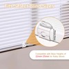 NIIIYTYB 6 Pcs Cordless Shade Handle Pull for Windows Graber