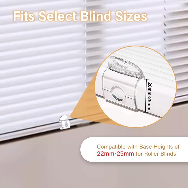 NIIIYTYB 6 Pcs Cordless Shade Handle Pull for Windows Graber