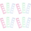 Separadores de Dedos de Silicona Protege Esmalte Fresco Reutilizables 12
