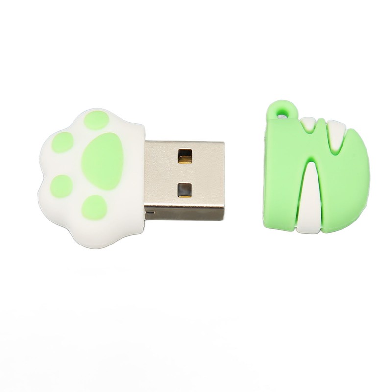 Cartoon Flash Drive Cute Cat Paw Shape Anti Electromagnetic Interference