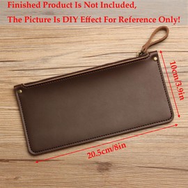 RIVEENY Leather Craft Clear Eyeglasses Case Glasses Bag Template Set Acrylic Leather Pattern Stencil Template Leather craft Accessories Handmade Craft Tool (Style-C)