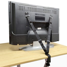 QBeau TV Anti-Fall Belt, Earthquake Proof Belt, For TV Furniture, Lady, Fixed, Earthquake Prevention Goods, Disaster Prevention Goods, No Drilling Required, Japanese Instruction Manual Included