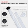 Gas Can Spout Replacement Kit - Nozzle & Accessories