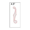 F-Hole Routing Template - 4.5" Sharp