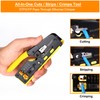 Solsop Pass Through RJ45 Crimp Tool Kit All-in-One Ethernet Crimper