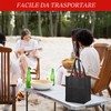 Classicseali 2 portabottiglie, 6 bottiglie, borsa per bottiglie, contenitore per