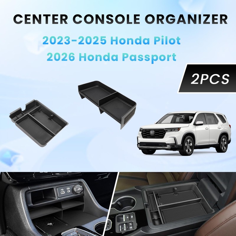 Neepiar 2PCS Center Console Organizer Compatible with 2023 2024 2025