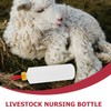 Tofficu 5Sets Goat Bottles: 400ml Lamb Feeding Bottle, Kid Livestock