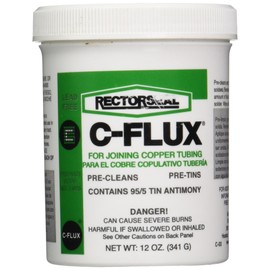 Rectorseal 74025 12-Ounce C-Flux , Gray