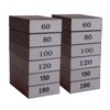 12pcs Sanding sponges,Sanding Blocks 6 Grits(60-80-100-120-150-180),Flexible Sanding Block for Metal,Sanding