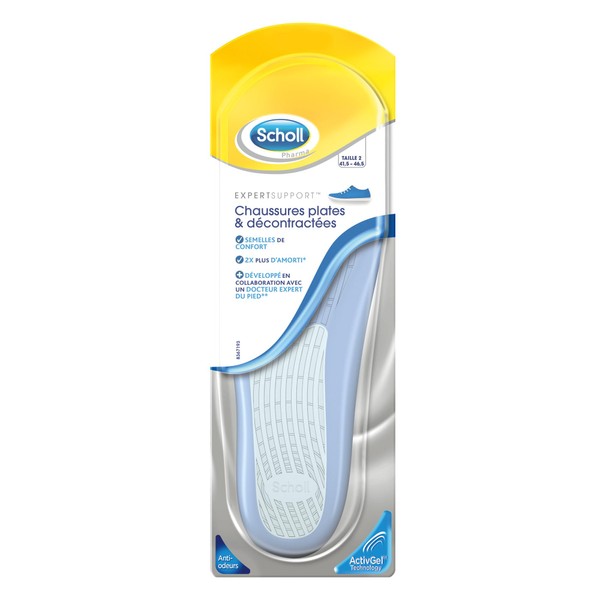 Scholl Expert Support Expert Insoles for Flat and Casual Shoes