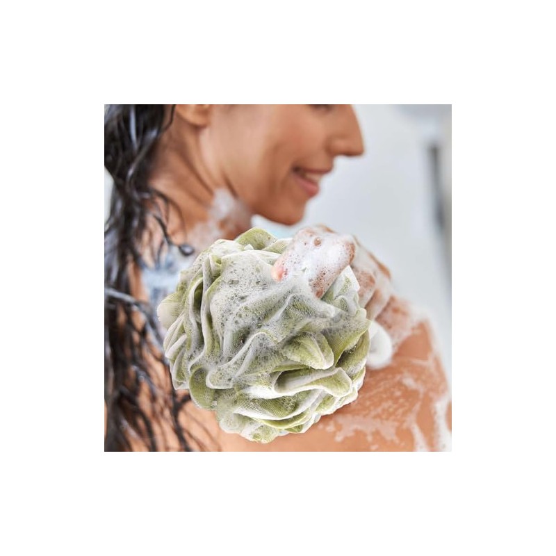 Btyms Esponja Baño Grande Lufa Unidad Exfoliante Malla Cuerpo Estropajo