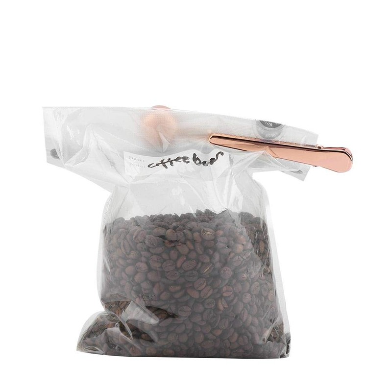 TOPINCN Cucharas de medir de Oro Rosa/Cuchara de café Manija