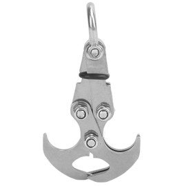 Dilwe Carving Hook, Durable Multifunctional Stainless Steel Survival Hook for Outdoor Mountaineering Climbing Camping