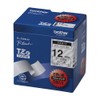 Brother TZe tape ramine-tote-pu (Clear/Black) 12 mm Pack of 5