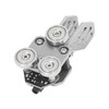 Mini CW Key Double Paddle Telegraph Key Stainless Steel Automatic