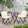HEBE Outdoor Deep Seat Cushion Set,Waterproof Patio Chair Cushions &
