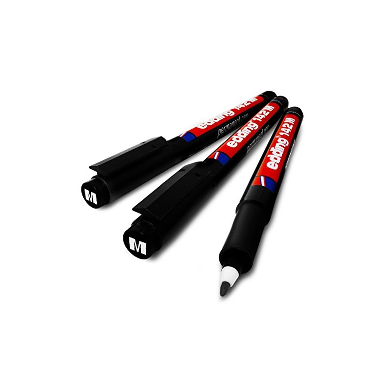 Edding 142M Permanent Pen - Medium 1.0mm Nib - Pack