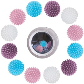 Pack of 12 Dryer Balls, Dryer Ball for Washing Machine, Reusable Dryer Balls, Dryer Balls, Washing Balls, Laundry Dryer for Home Clothes, Cleaning