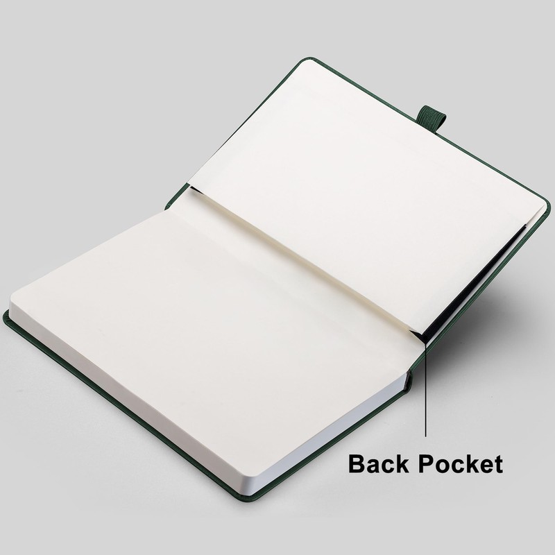 RETTACY Notebook A5 Blank Pack of 2 - 384 Pages