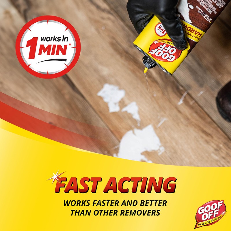 GOOF OFF FG900 Splatter Hardwoods Dried Paint Remover, – 12