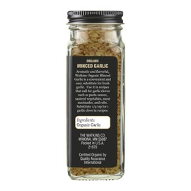 Watkins Organic Minced Garlic, 3.3 oz., 1 Count