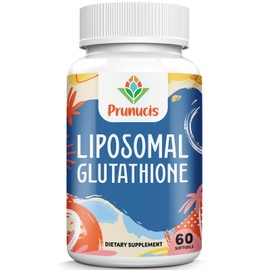 2400MG Liposomal Glutathione, Reduced L-Glutathione, Glutathione Supplement with Vitamin C, Master Antioxidants, Enhanced Absorption, Antioxidant Supplements - Immune System, 60 Softgels