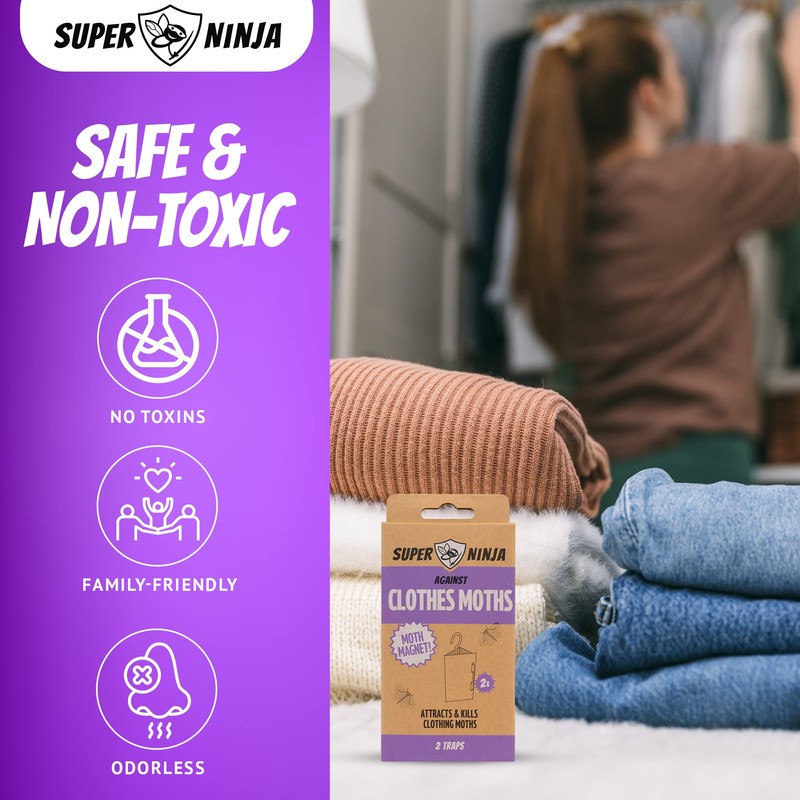 Super Ninja Clothing Moth Traps