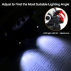 Hands Free Head Magnifying Glasses, Magnifier with Light, 1X, 2X,