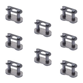 #40 Chain Master Links, Carbon Steel Heavy Duty Roller Chain Connector Links for Bike Bicycle Mini Bike Karting Pit ATV Scooter 8pcs CQSPMOTO