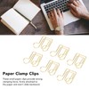 100pcs Shaped Paper Clips Prevent Slip Cute Decorative Metal Small