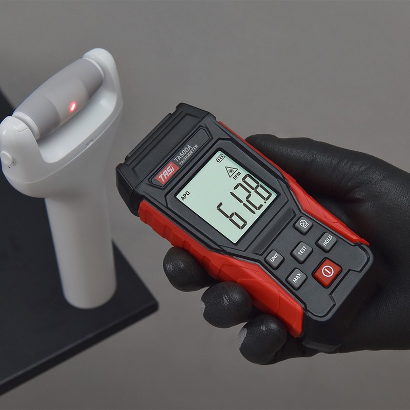 TASI Digital Tachometer Non-Contact Mini RPM Tester Meter LCD Display