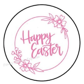 30 Pcs 1.5" Inch Happy Easter Stickers - Easter Stickers - Easter Stickers for Envelope Seals Labels - D #AA61RK