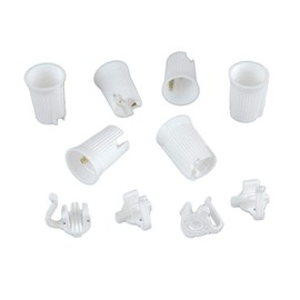 Novelty Lights 50 Pack C7 Replacement Sockets, White, SPT-1