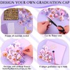 51 PCS DIY Graduation Grad Cap Decoration Kit - 12
