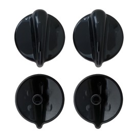 4PCs WB03T10236 Burner Control Knob, Black Gas Range Knobs for GE Range/Stove/Cooktop wb03t10236, ap3883034, 1166373, ps1021811, b00mockg10 by YTXXDEUS