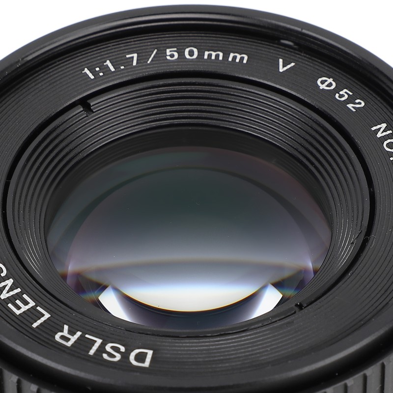 50mm F1.7 Full Frame Large Aperture Manual Focus Lens for