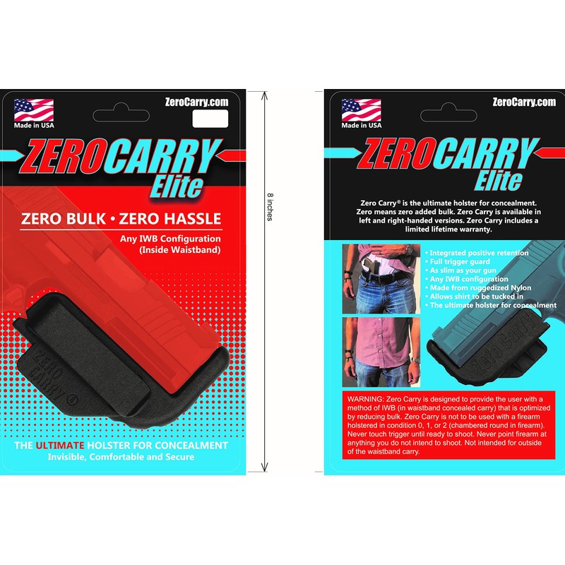 Fits Smith and Wesson Bodyguard 380 Original & 2.0. Zero
