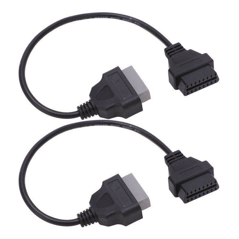 1 Pair OBD2 Diagnostic Cable 14 Pin to 16 Pin