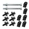 16Pcs Front Leaf Spring Bracket Mounting Kit with Eye Bolts