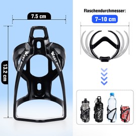 HASAGEI Bottle Holder Bicycle Drink Holder Bicycle Improved Version Water Bottle Holder Beautiful Unbreakable Lightweight Water Bottle Holder Bottle Holder for MTB Road Bike Mountain Bike