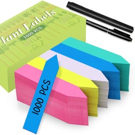 1000 PCS Plastic Plant Labels for Seeding Plant Tags for Outdoor Garden, Waterproof Labels for Pot Garden Stake