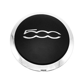 Centre Wheel Hup with Chrome Trim, Wheel Hub Caps for Hub Caps, Rim Covers, 68078419AC, Car Wheel Centre, Hub Caps, Black (Silver White, 1 Piece)