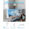 BALKO Windowless Swamp Cooler, 3 Ice Pack, 70° Oscillation, Ductless