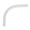 Gardinia Round Arch Left White 12 x 13 cm
