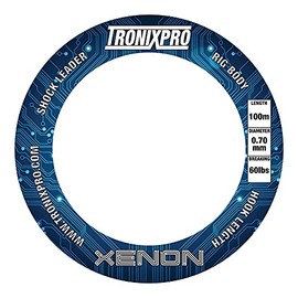 Tronixpro Unisex's Xenon Fishing Leader Line, Clear, 1.2 mm