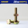MINHER 720PCS M4 M5 M6 Bolts and Nuts Assortment Kit