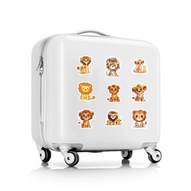 The Lion Sticker, Lion Stickers, Pack of 50, Skateboard Graffiti Stickers, Motorcycles, Bicycles, Snowboard, Luggage, Laptop, Car, Suitcase for Children and Teenagers, Waterproof Vinyl Stickers