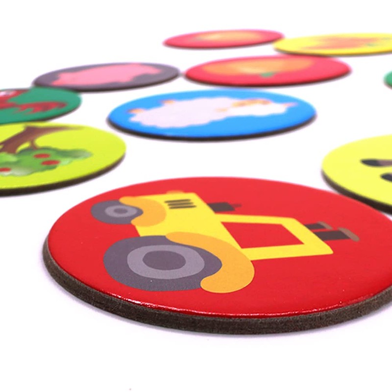 KiDEPOCH Memory Match Game – 16 Matching Pairs Preschool Memory