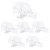 Dexprosy 6Pcs Wall Mounted Eyeglass Holder – Clear Sunglasses Storage